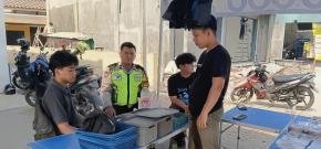 Pak Bhabinkamtibmas Polsek Telagasari Sebar Himbauan, Cegah C3