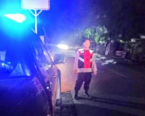 Polsek Telagasari Laksanakan Patroli Malam di Wilayah Rawan Guna Cegah Gangguan Kamtibmas