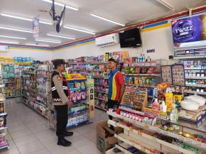 Upaya Laksanakan patroli ke area minimarket dan pertokoan wilayah hukum polsek tempuran, Antisipasi C3 dan kerawanan lainnya