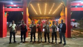 Kapolsek Rengasdengklok, Pimpin Langsung Pengamanan Ibadah Imlek 1577 Kongzili di Kelenteng Shia Djin Kong
