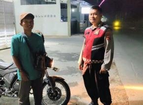 Prekat Polsek Banyusari Gencar Lakukan Giat Patroli Jalan Raya Antisipasi Kejahatan