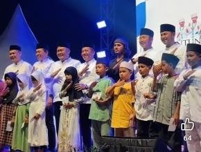 Ribuan Warga Larut dalam Karawang Mengaji, Momentum Hari Jadi ke-393 Penuh Khidmat