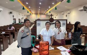 Polsek Klari Amankan Perayaan Natal Bertempat di Koperasi Surya Jaya