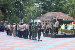 Polres Subang Gelar Apel Siaga 1 Sispam Mako dan Persiapan Pengamanan Aksi Unjuk Rasa