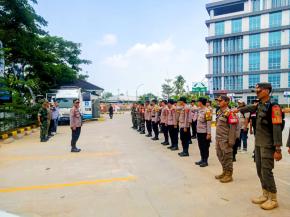 Kapolsek Rengasdengklok, Pimpin kegiatan pengamanan Soft Opening Gedung RSUD Rengasdengklok Kab.Karawang