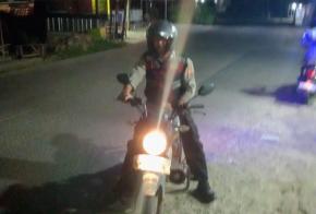 Personil Polsek Tegalwaru Patroli Malam di Pertigaan Mts Miftahul Huda Munjul Loji Cegah Kejahatan
