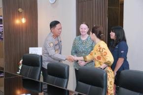 Kapolda NTB Terima Kunjungan Polisi Federal Australia, Bahas Pencegahan Eksploitasi Anak dan Perdagangan Orang