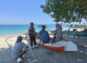 Kasat Polairud Lombok Utara Turun Langsung, Gagas 