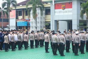 Ini Yang Disampaikan Kapolres Dalam Apel Pagi