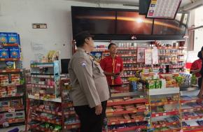 Upaya Patroli Rutin Personil Polsek Tempuran Res Karawang di area minimarket, Guna Cegah C3 di wilayah hukum polsek Tempuran