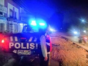 Polsek Telagasari Laksanakan Patroli Malam Untuk Cegah Gukamtibmas di Wilayah Rawan