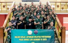 Perkuat Sinergi dengan TNI, Bupati Bekasi Ade Kuswara Kunang Terima Kunjungan Pasis Dikreg Angkatan ke-66 Seskoad Tahun Ajaran 2025