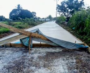 Pembangunan Jalan Purwokerto Diduga Kurang Pengawasan