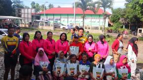 Gowes Kamtibmas Kapolres Lombok Utara Hadir di Desa Salut, Sertakan Bakti Sosial dan Pemeriksaan Kesehatan Gratis