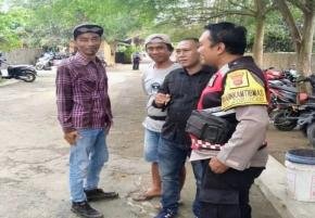 Bripka Satim Anggota Prekat Polsek Banyusari Sosialisasikan Bahaya TPPO