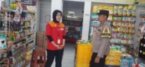 Patroli Polsek Jatisari antisipasi kerawanan di area pertokoan