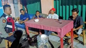 Bhabinkamtibmas Polsek Telagasari Sampaikan Himbauan Waspada Gukamtibmas Kepada Masyarakat Binaan