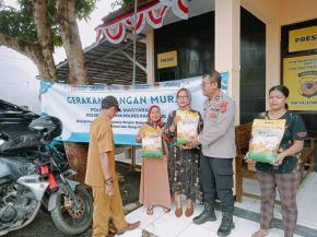 Polri Mendistribusian Beras (SPHP) Polsek Pakisjaya Gelar Gerakan Pangan Murah (GPM) Bagi Warga Masyarakat Pakisjaya
