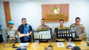 1,4 Kg Sabu dan 9.472 Butir Obat Keras Diamankan Polres Karawang, Kurir Dibayar Rp10 Juta per 100 Gram