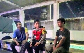 Bhabinkamtibmas Polsek Telagasari Bina Warga Dalam Giat Siskamling