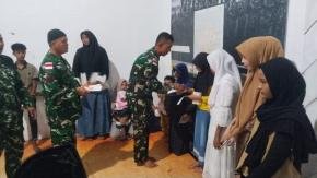 PRAJURIT YONIF 8 MAR SATGASMAR PAM PUTER PULAU RONDO BERBAGI BERKAH RAMADHAN, SANTUNI ANAK YATIM DI SABANG