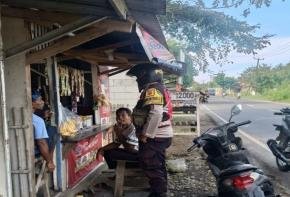 Tak Kenal Lelah Prekat Polsek Banyusari Giat Patroli Jalan Raya Antisipasi Kejahatan di Wilkum Binaan