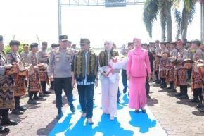 Forkopimda NTB Sambut Kedatangan Kapolda Baru Irjen Pol. Kalingga Rendra Raharja