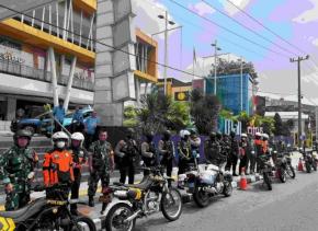 Jaga Kondusivitas Kota, Anggota Polres Metro Depok Gelar Patroli Skala Besar