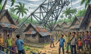 Bocah 11 Tahun di Cianjur Tewas Tertimpa Tower Roboh Saat Angin Kencang Melanda