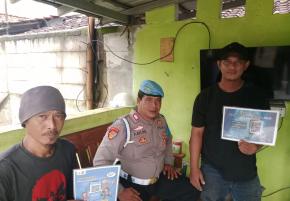 Bripka Faridil Atlas Propam Polsek Banyusari Getol Melaksanakan Giat Sosialisasi QR Barcode ke Masyarakat