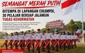 Semangat Merah Putih Ditempa di Lapangan Cikampek, 30 Pelajar Bersiap Jalankan Tugas Kehormatan 