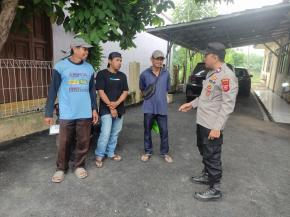 Aktif Selalu Berkomunikasi Dengan Warga Masyarakat Bhabinkamtibmas Berikan Himbauan kamtibmas