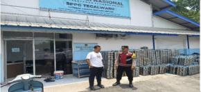 Personil Polsek Tegalwaru Giat Patroli Siang Kunjungi Dapur SPPG MBG Beri Pesan Agar Waspada