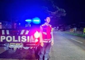 Antisipasi Gukamtibmas di Malam Hari, Polsek Telagasari Gelar Patroli