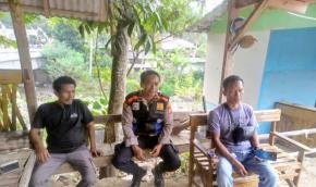 Anggota Polsek Pangkalan Lakukan Sosialisasi Guna Ingatkan Warganya Terkait Dampak Buruk dari Permainan Judol