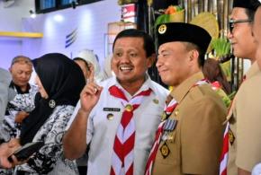 Bupati Sumedang Hadiri Pelantikan Gerakan Pramuka  Kwartir Daerah (Kwarda) Jawa Barat Masa Bhakti 2025-2030