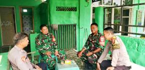 Sambang Anggota Bhabinkamtibmas Polri Kepada Babinsa TNI Merupakan Bentuk Sinergitas