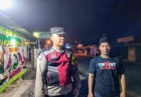 Getol Anggota Prekat Polsek Banyusari Giat Patroli Jalan Raya Antisipasi Kejahatan