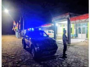 Polisi Laksanakan Patroli Wilayah, Cek Situasi Keamanan di Area UPTD Puskesmas Pangkalan