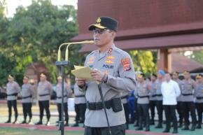 Jelang HUT RI ke-81 dan Kunker Kapolri, Polda NTB Gelar Apel Siaga Kamtibmas Serentak Seluruh Jajaran