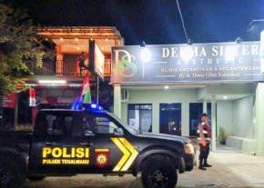 Personil Polsek Tegalwaru Patroli Dinihari di Jalan Raya Utama Pangkalan Loji Antisipasi Pekat dan C3