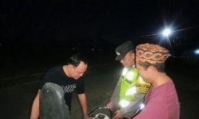Anggota Polisi Polsek Banyusari Gencar Melaksanakan Razia Sepeda Motor Berknalpot Brong