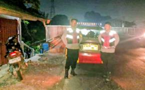 Polsek Klari Patroli Malam Susuri Pemukiman Warga