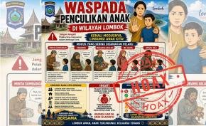 Flyer Penculikan Anak Hoaks, Pemprov NTB Minta Warga Jangan Terpancing