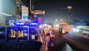 Polsek Klari Pastikan Jalur Pantura Cikampek Karawang Aman dan Kondusif