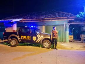 Polsek Telagasari Lakukan Patroli Malam Cegah Gukamtibmas Malam