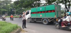 Polantas di Karawang Menyapa Masyarakat, melalui Sosialisasi Tertib Berlalu Lintas