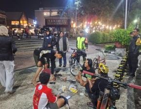 Jaga Kamtibmas di Bulan Ramadan, Kapolsek Telukjambe Timur Bersama TNI Gelar Patroli Gabungan di Beberapa Titik Lokasi