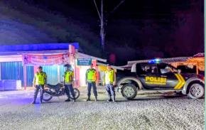 Polsek Pangkalan Antisipasi Kejahatan Jalanan di Wilayah Perbatasan Kecamatan, melalui Kegiatan Patroli Perintis