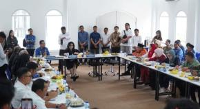 Wabup Subang Agus Masykur Rosyadi Terima Kunker Spesifik.Komisi VII DPR RI di PLUT KUMKM Subang